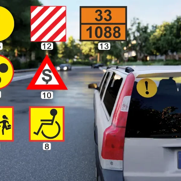 Semne distinctive ale vehiculelor. Cine este cine pe drum